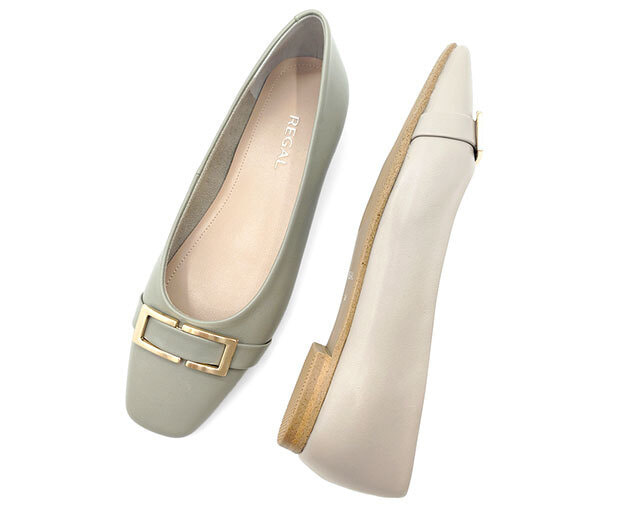 REGAL F90RBJ 晴雨兼用フラットパンプス