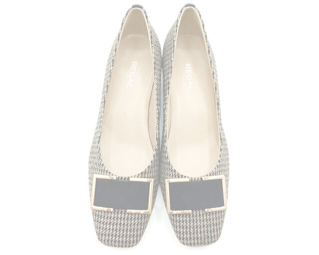 リーガル F53RAL スクエアトウパンプス